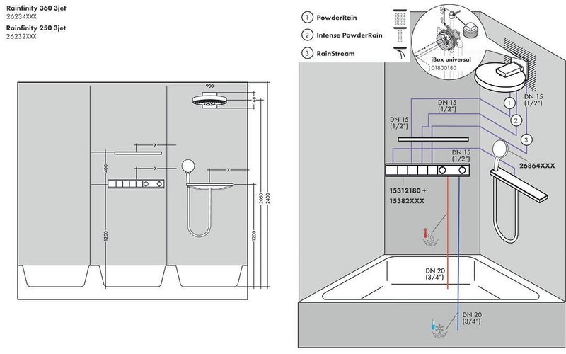 Душ пита, 26232000, Hansgrohe | Баня Дом