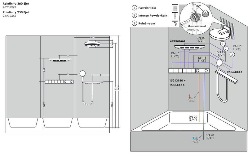 Душ пита, 26232000, Hansgrohe | Баня Дом